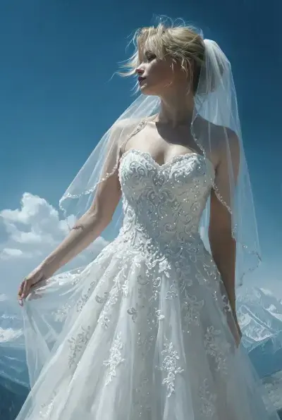 Wedding dress design 1