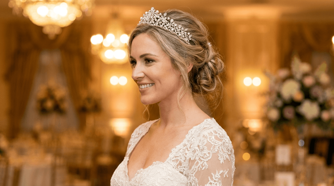 Your Perfect Bridal Headpiece: Crowns, Tiaras & More