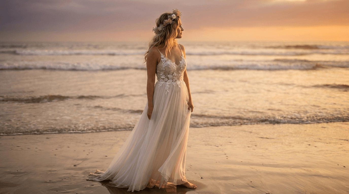 Your Perfect Beach Wedding Dress: Seaside Style Guide