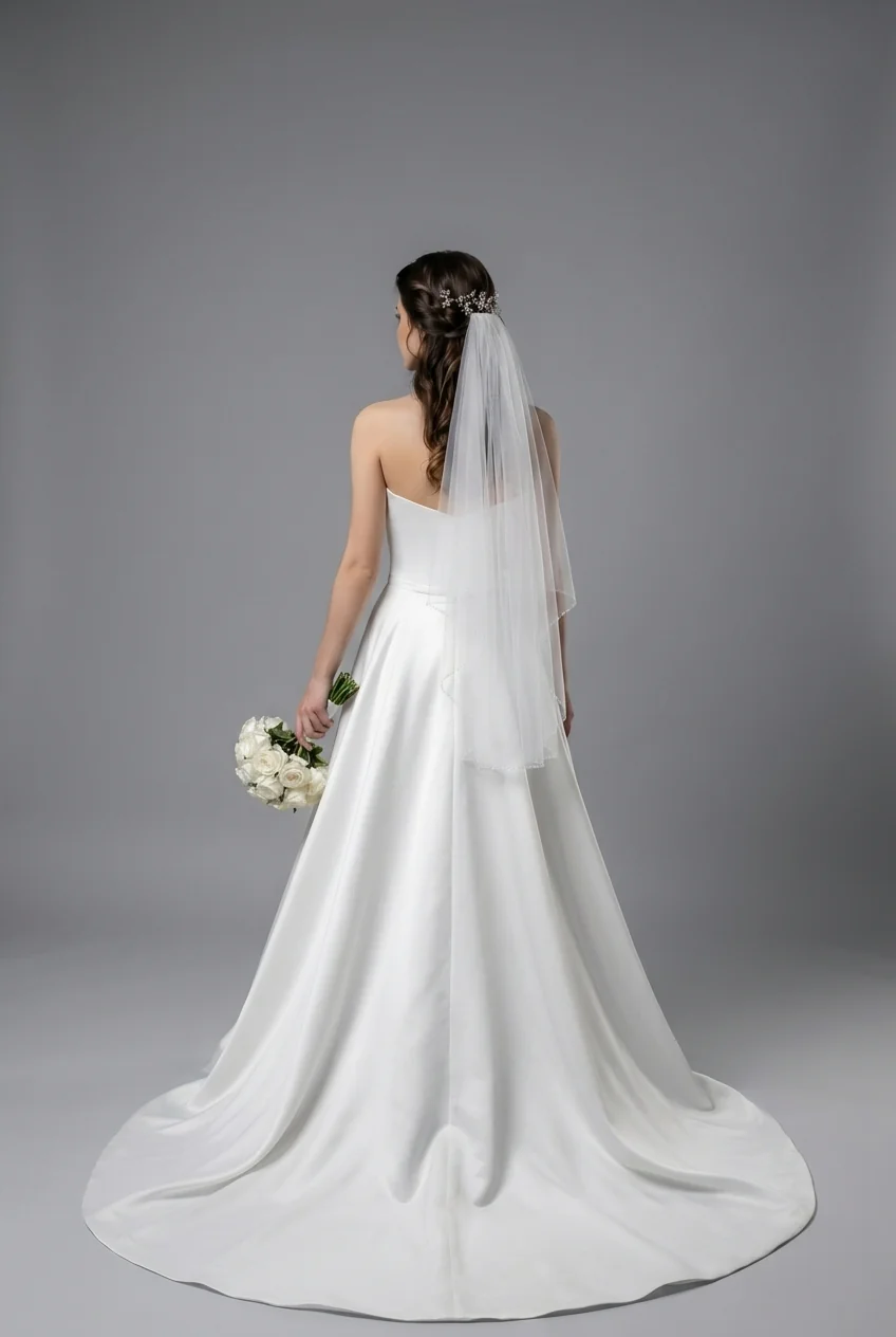Wedding dress design - a-line