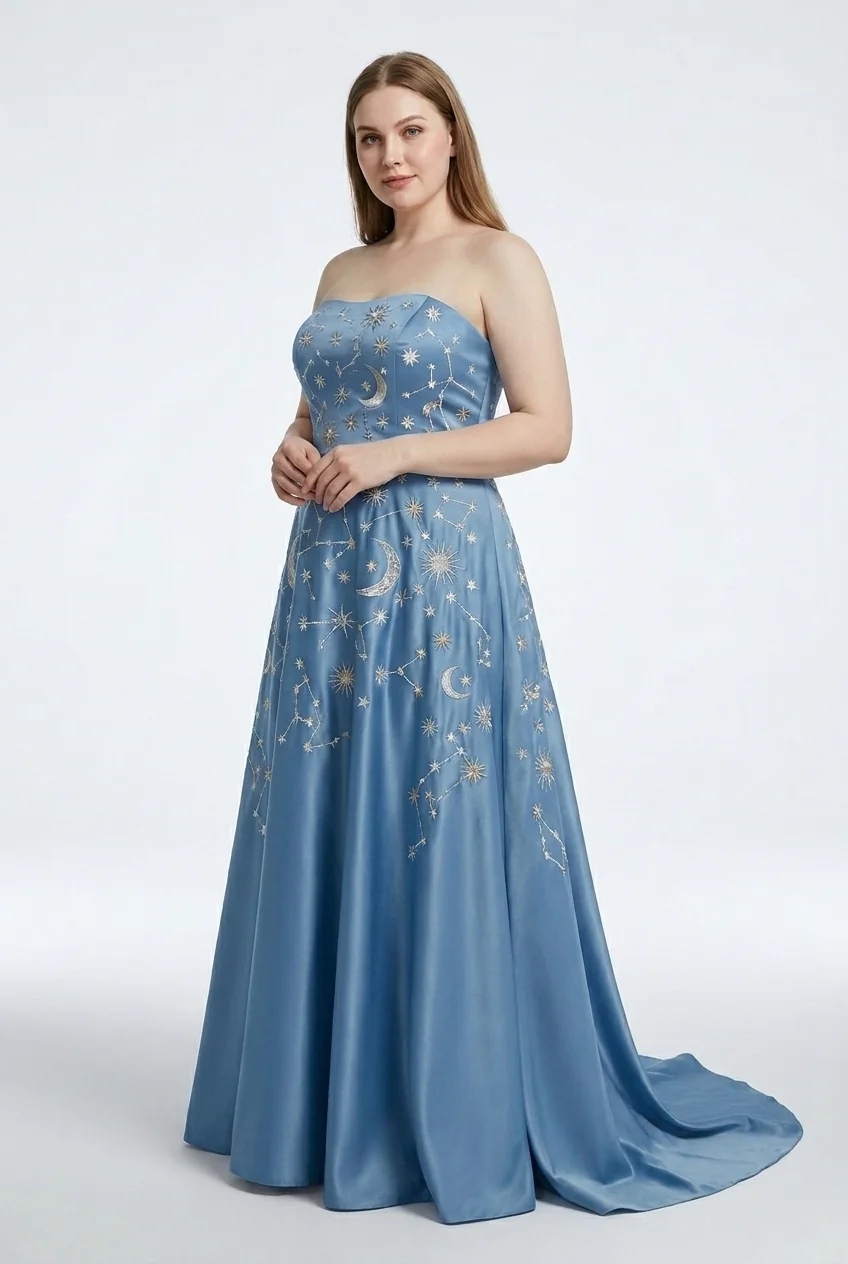 Wedding dress design - a-line