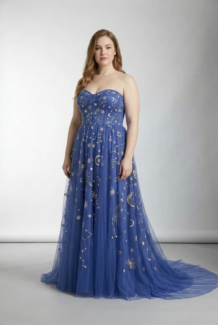 Wedding dress design - a-line