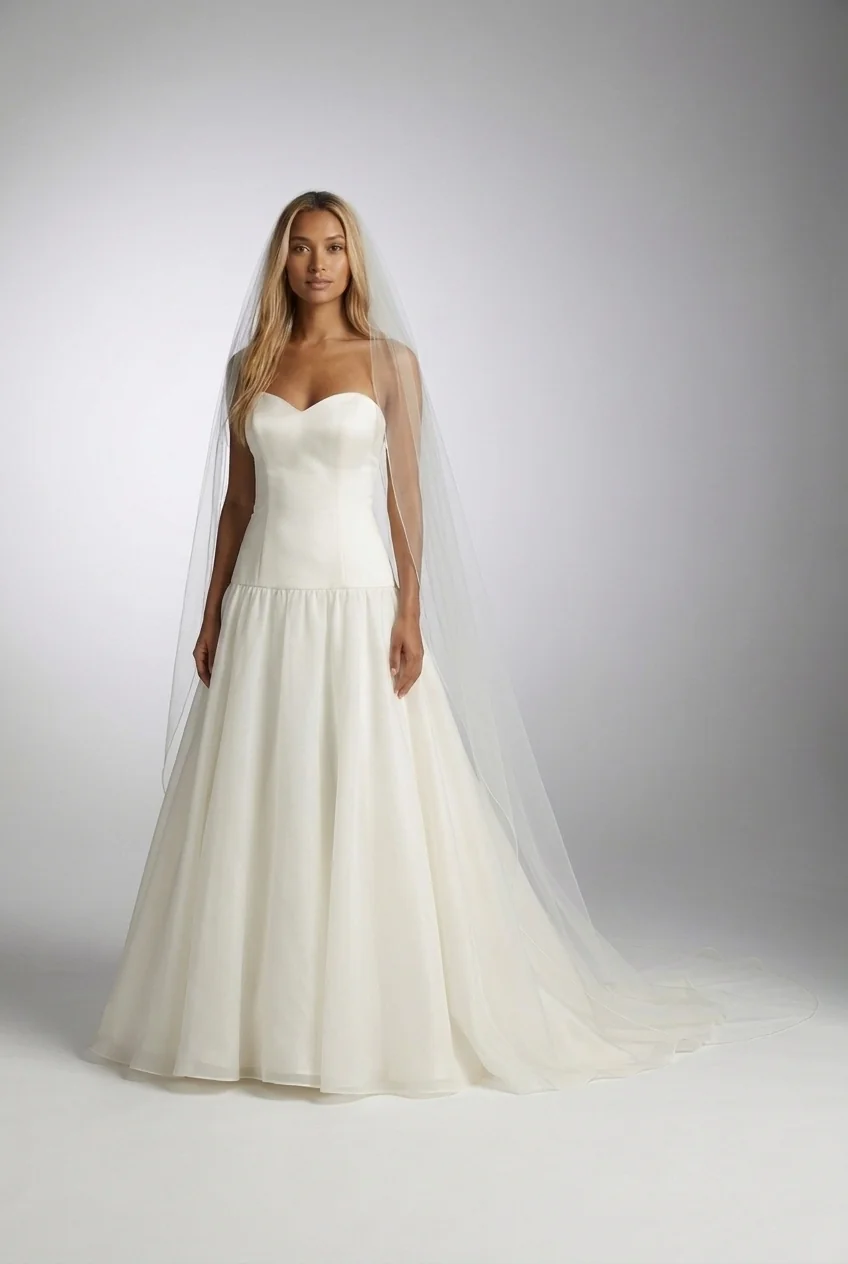 Wedding dress design - a-line