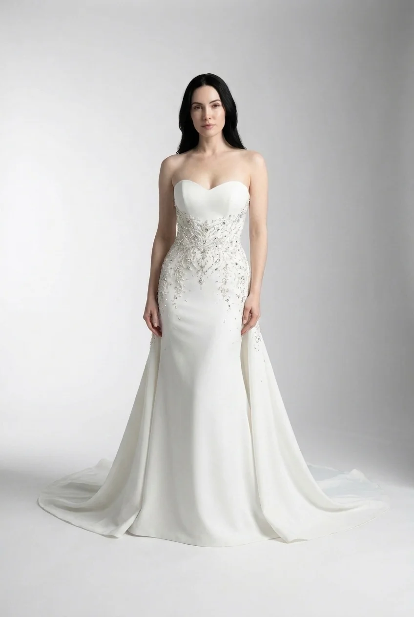 Wedding dress design - trumpet