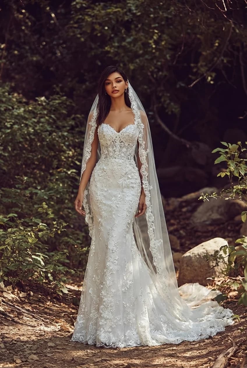 Wedding dress design - mermaid