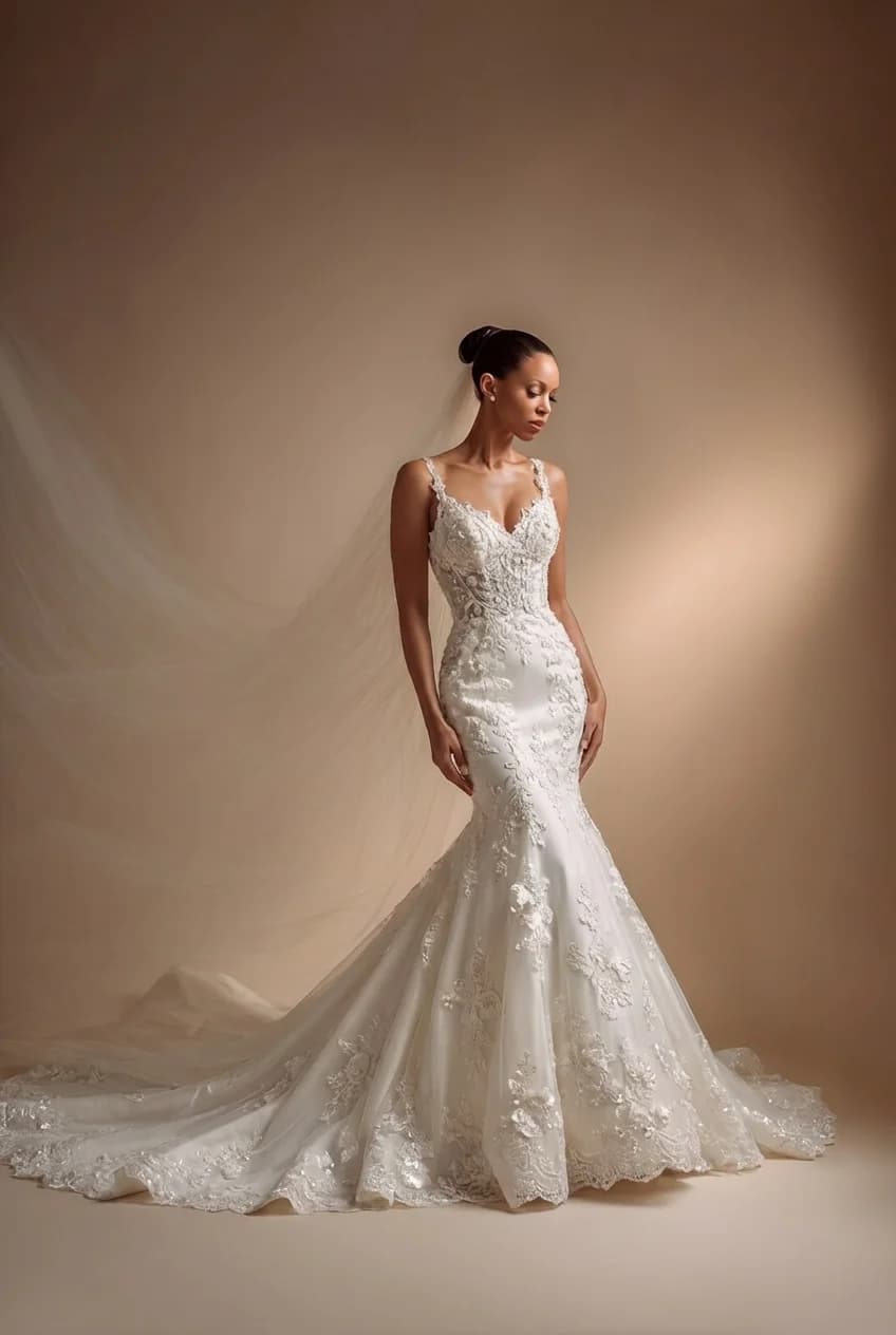 Wedding dress design - mermaid