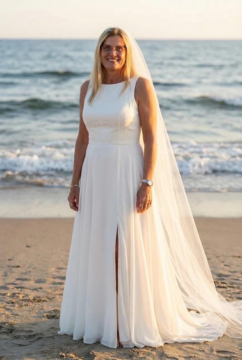 Wedding dress design - a-line