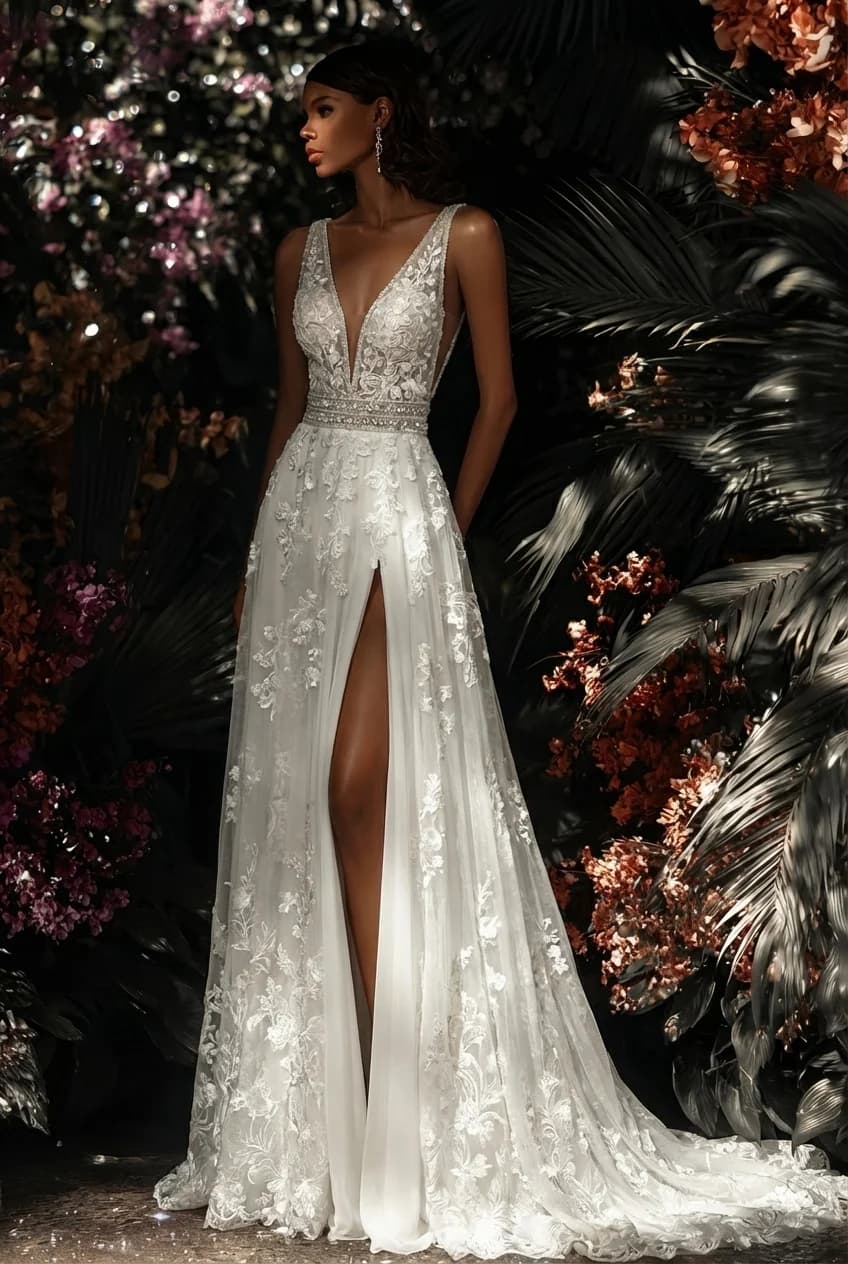 Wedding dress design - a-line