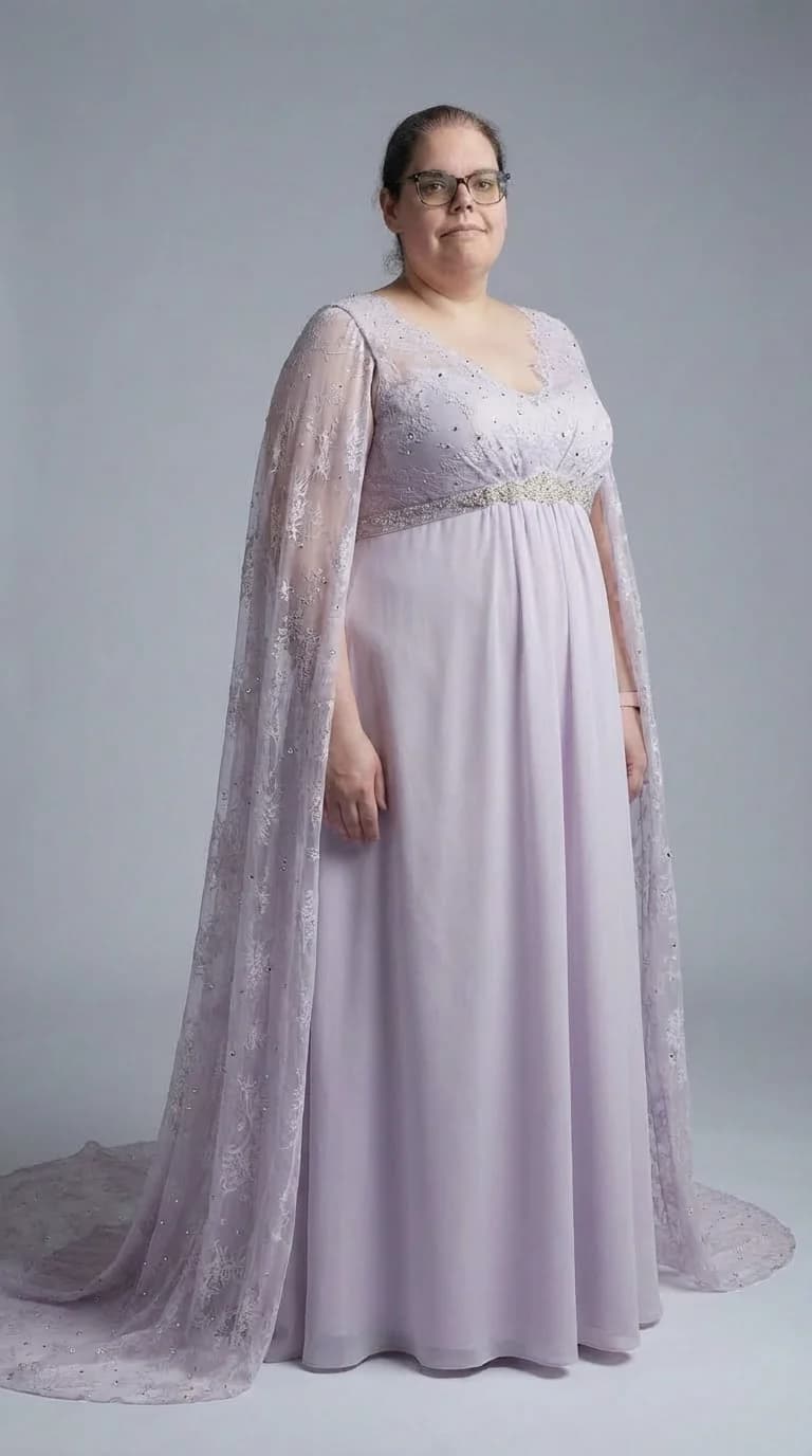 Wedding dress design - empire