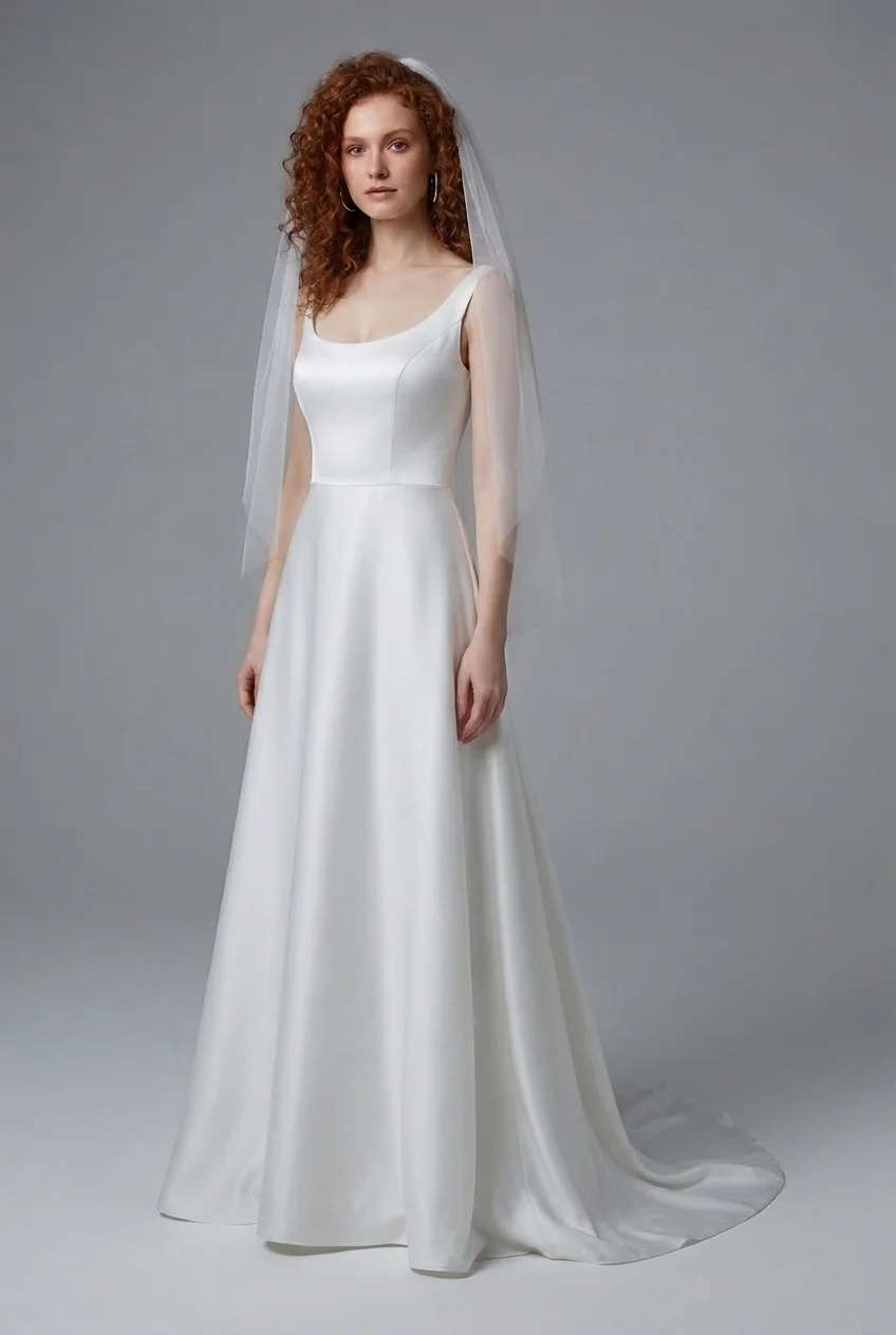 Wedding dress design - a-line